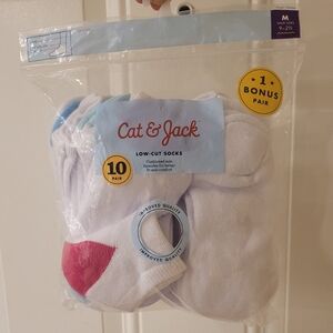 Cat & Jack low cut socks 10 pack